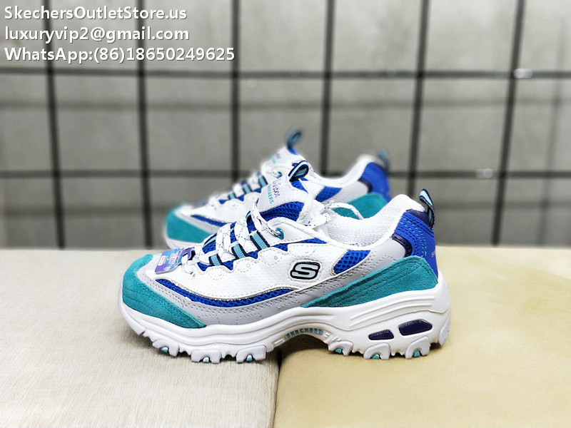 Skechers 2019SS D'Lites Women Sneakers White Blue 13146-GYPK 35-40